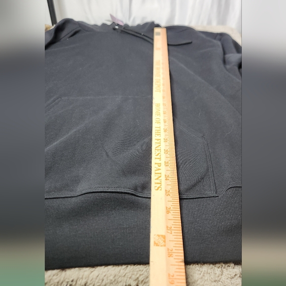 Women's Fleece Oversized Hooded Pullover Sweatshirt - JoyLab Black L - Picture 16 of 16